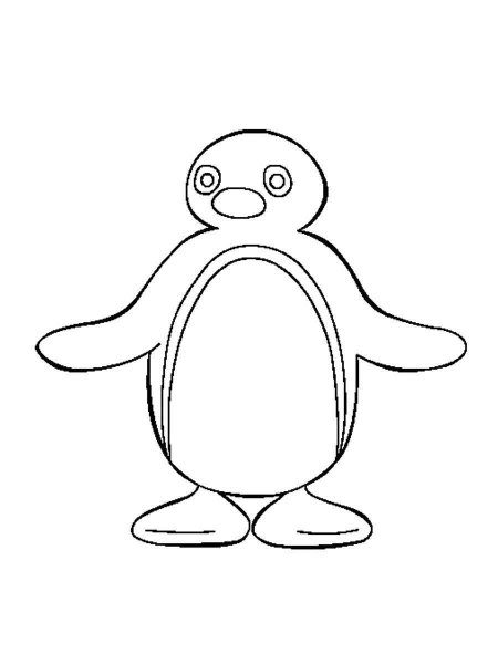 Pingu coloring pages