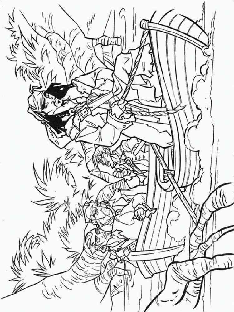 Pirates of the Caribbean coloring pages. Download and ...