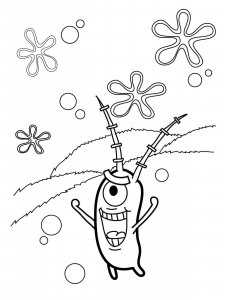 Plankton coloring page 15 - Free printable