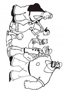 Popeye coloring page 3 - Free printable