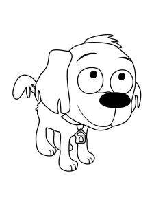 Pound Puppies coloring page 10 - Free printable