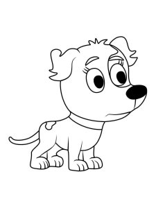 Pound Puppies coloring page 5 - Free printable
