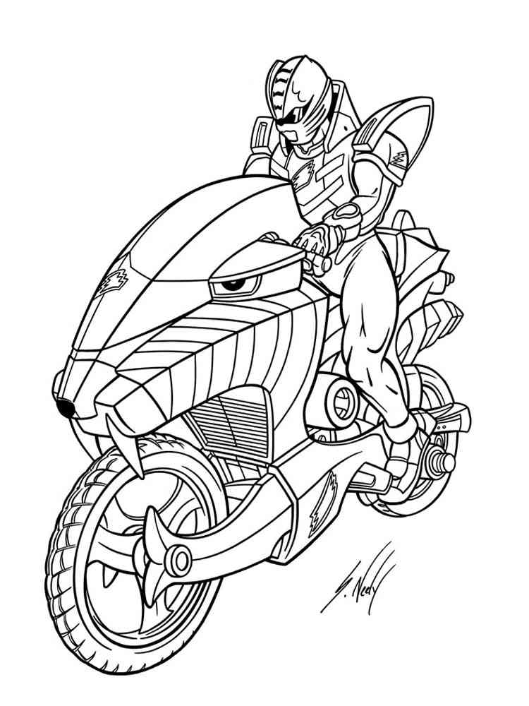 Power Rangers coloring pages. Download and print Power
