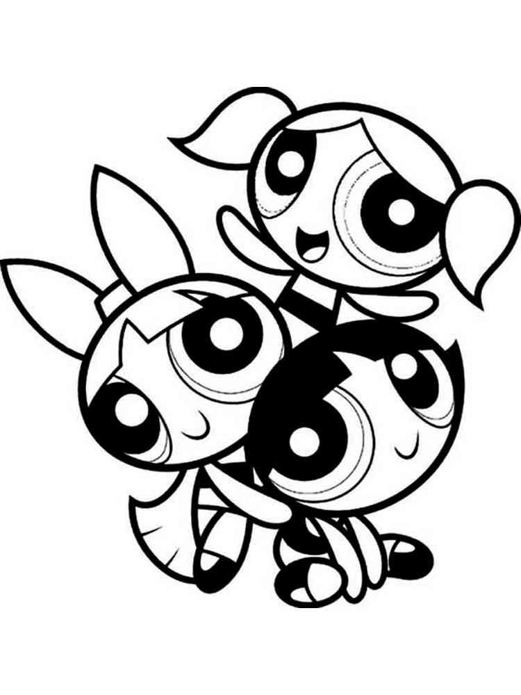 Powerpuff Girls coloring pages Download and print