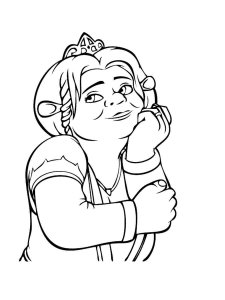 Princess Fiona coloring page 6 - Free printable