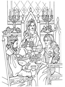 Princess Leonora coloring page 1 - Free printable