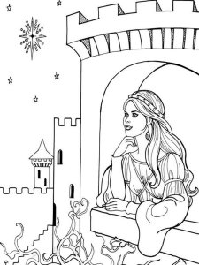 Princess Leonora coloring page 4 - Free printable