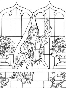 Princess Leonora coloring page 7 - Free printable