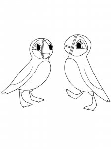 Puffin Rock coloring page 9 - Free printable
