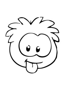 Puffle coloring page 7 - Free printable