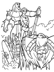 Quest for Camelot coloring page 18 - Free printable