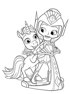 Rainbow Rangers coloring page 7 - Free printable