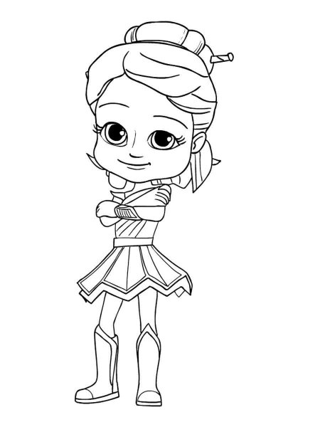 Rainbow Rangers coloring pages