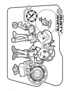 Rasty Rivets coloring page 10 - Free printable