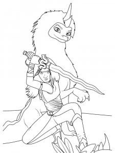 Raya and the Las Dragon coloring page 10 - Free printable