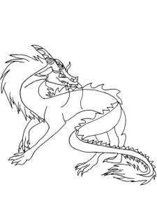 Raya and the Las Dragon coloring page 15 - Free printable