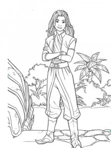 Raya and the Las Dragon coloring page 36 - Free printable
