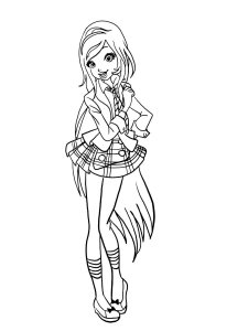 Regal Academy coloring page 13 - Free printable