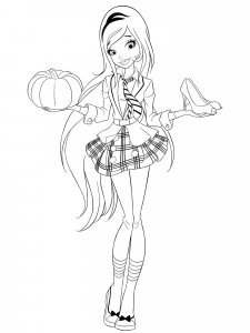 Regal Academy coloring page 8 - Free printable