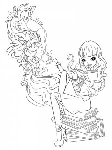 Regal Academy coloring page 9 - Free printable