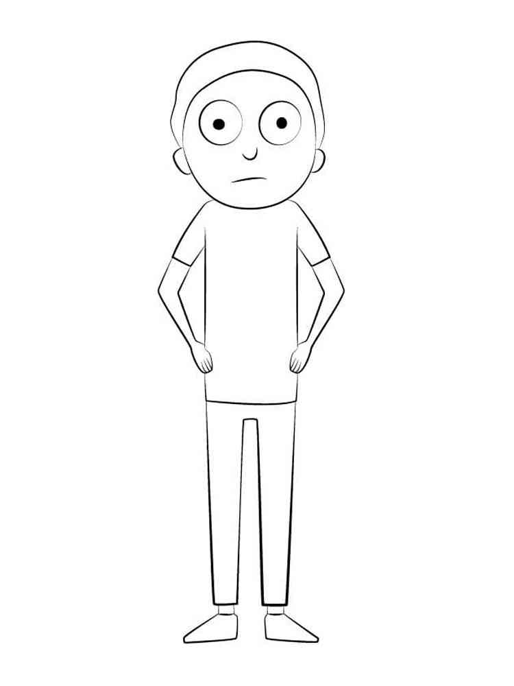 Free printable Rick and Morty coloring pages.