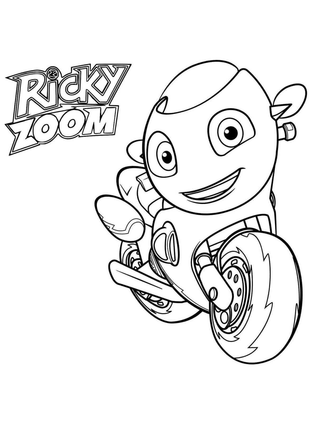 Ricky Zoom coloring pages