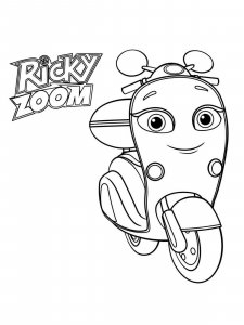 Ricky Zoom coloring page 12 - Free printable