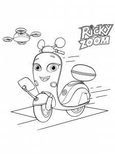 Ricky Zoom coloring page 27 - Free printable