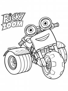 Ricky Zoom coloring page 3 - Free printable