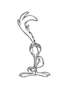 Road Runner coloring page 1 - Free printable