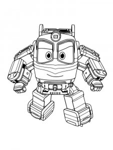 Robot Trains coloring page 14 - Free printable