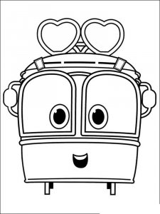 Robot Trains coloring page 17 - Free printable