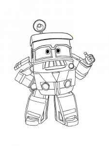 Robot Trains coloring page 22 - Free printable