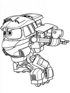 Robot Trains coloring page 8 - Free printable
