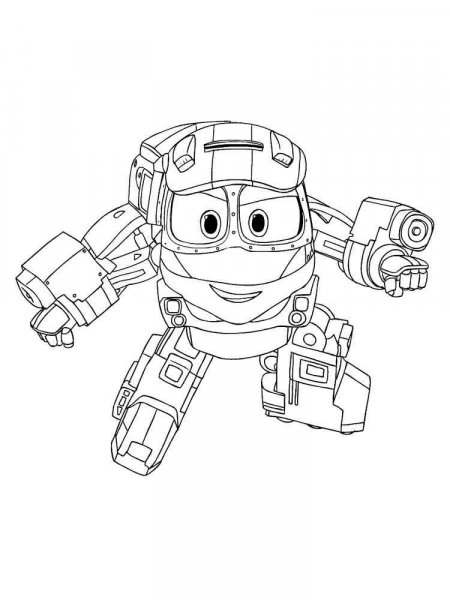 Robot Trains coloring pages