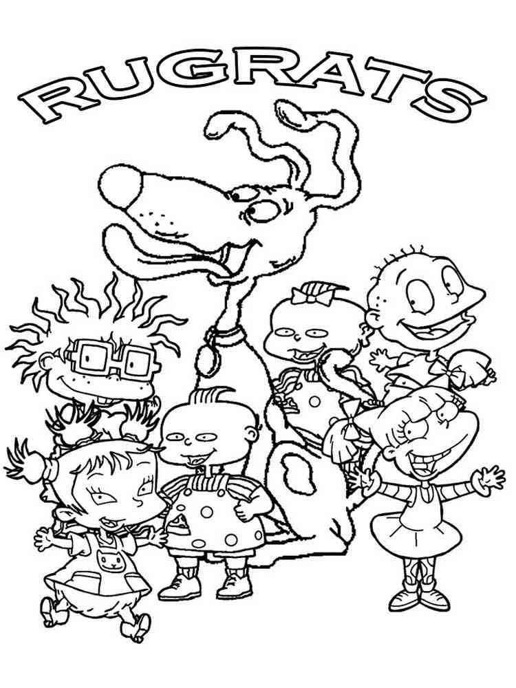 free rugrats coloring pages download and print rugrats coloring pages