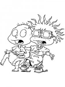 Rugrats coloring page 1 - Free printable