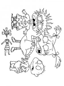 Rugrats coloring page 4 - Free printable