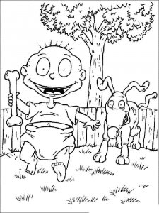 Rugrats coloring page 7 - Free printable