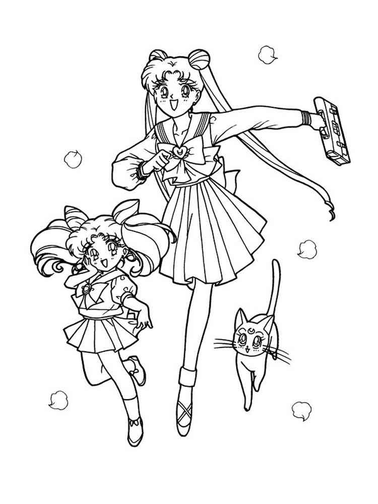 Sailor Moon coloring pages