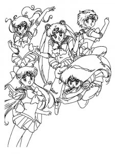 Sailor Moon coloring page 28 - Free printable