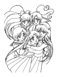 Sailor Moon coloring page 6 - Free printable