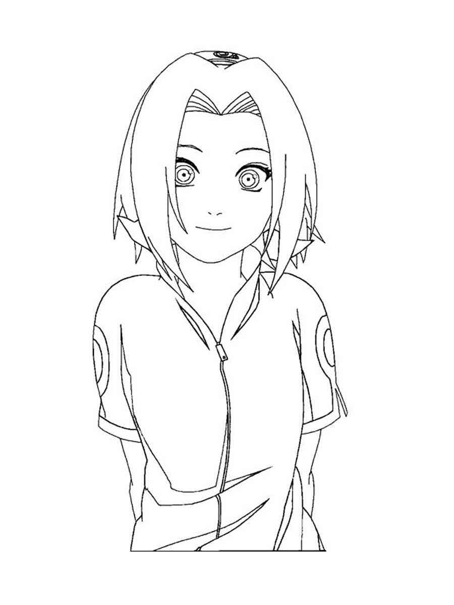 sasuke and sakura coloring pages