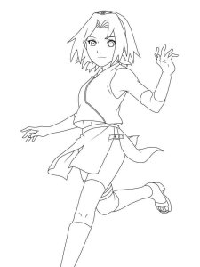 Sakura Haruno coloring page 22 - Free printable