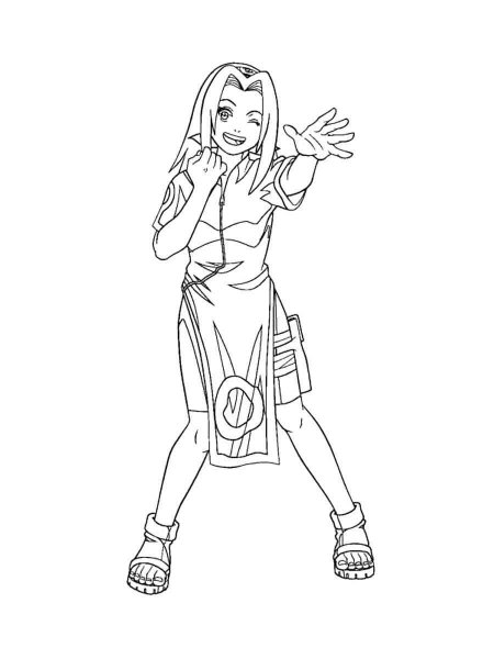 Sakura Haruno coloring pages