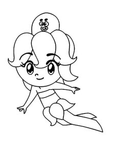 Sea Princesses coloring page 1 - Free printable
