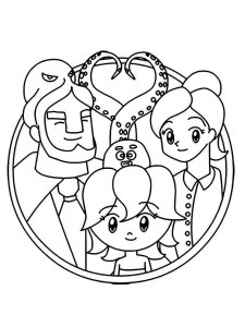 Sea Princesses coloring page 20 - Free printable