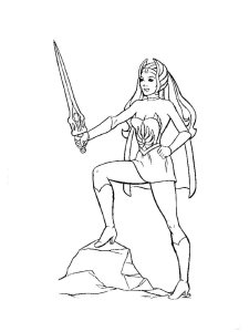 She-Ra Princess coloring page 17 - Free printable