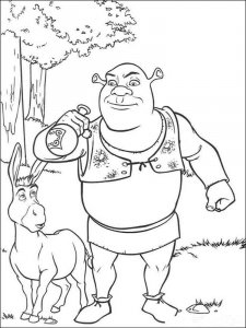Shrek coloring page 11 - Free printable