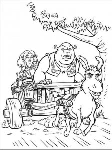 Shrek coloring page 16 - Free printable